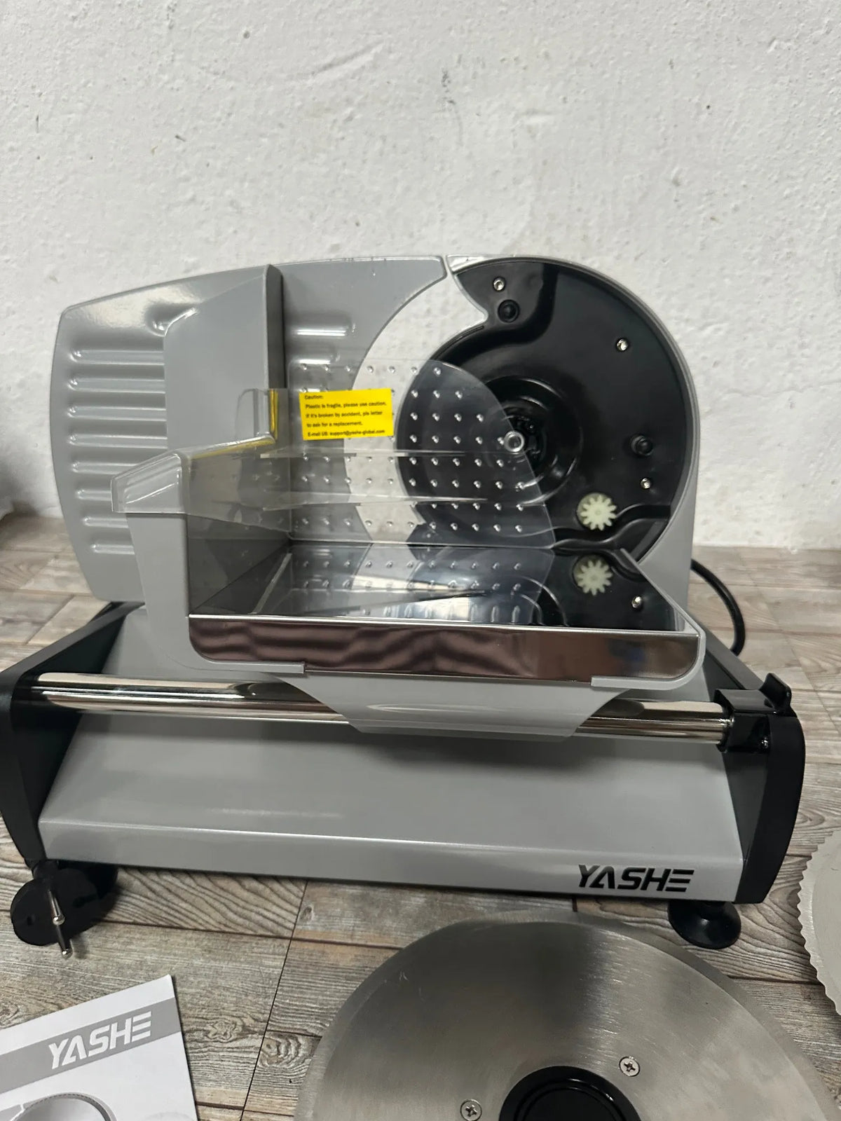 Cortadora de fiambre con motor