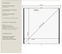 Pantalla para proyector