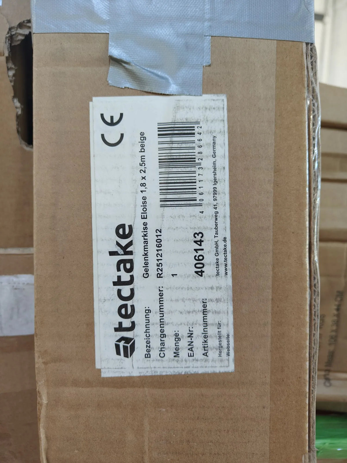 Toldo vertical exterior enrollable - Tectake