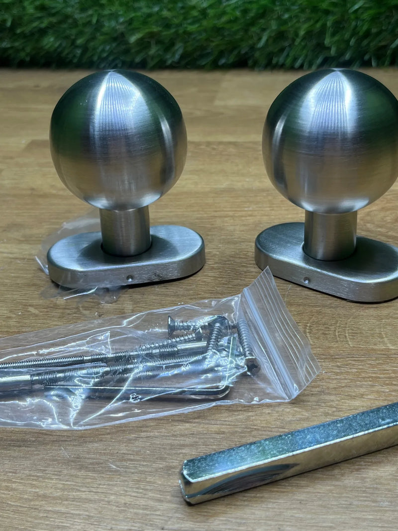 Juego de Pomos Fijos Redondos para Puertas Amig
