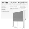 Mosquitera enrollable de aluminio 90 x 160 cm