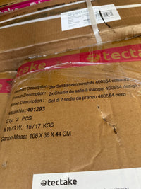 Silla de comedor acolchada