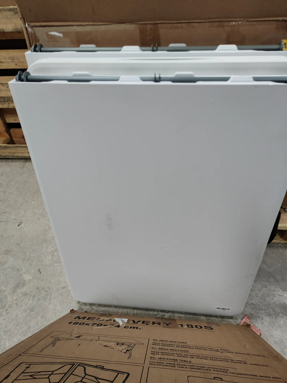 Mesa plegable 180cm.- KG KITGARDEN