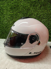 Casco de moto modular blanco XXL - LS2