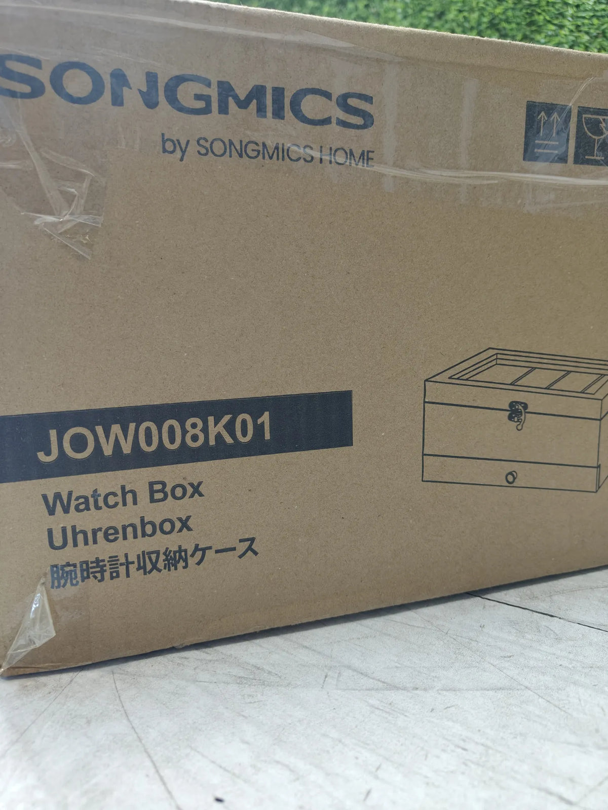 Caja de relojes con 8 ranuras
