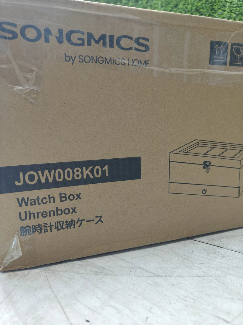 Caja de relojes con 8 ranuras