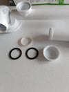 Sifón para fregadero de 2 cubetas 30723640, blanco