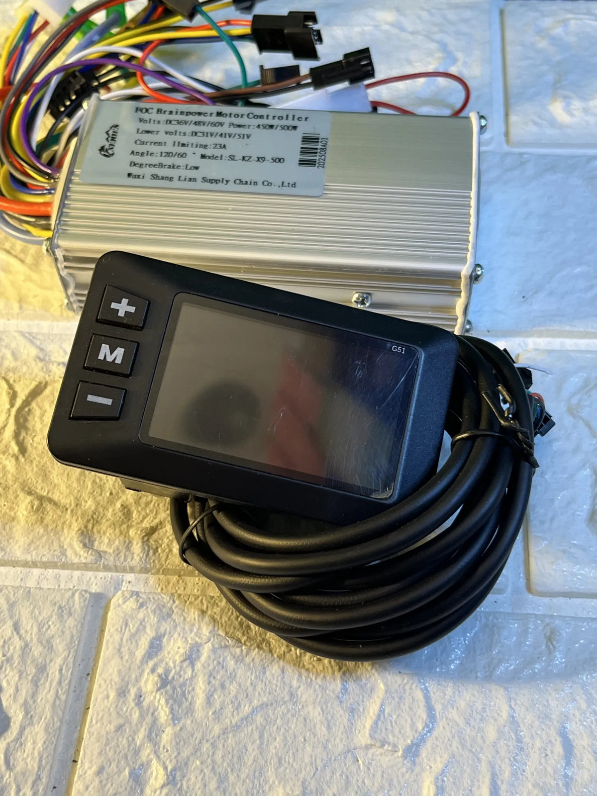 Kit de Controlador de Motor para Bicicleta Eléctrica