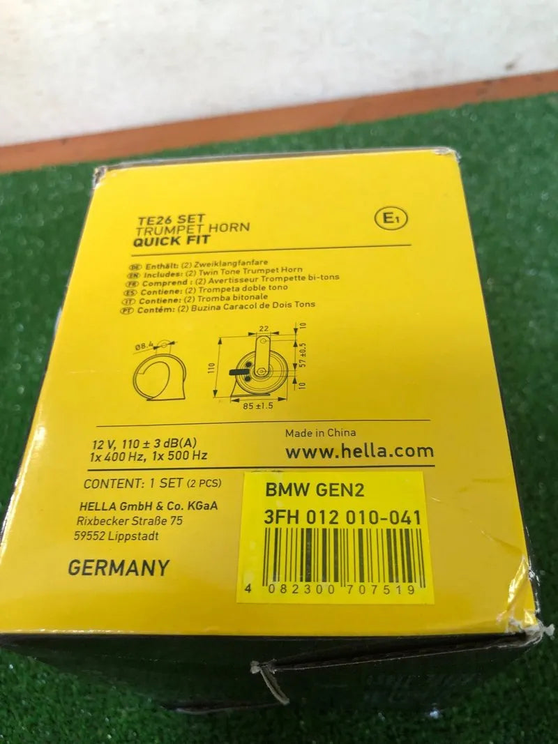 HELLA Bocina TE26 Set 12V 110dB