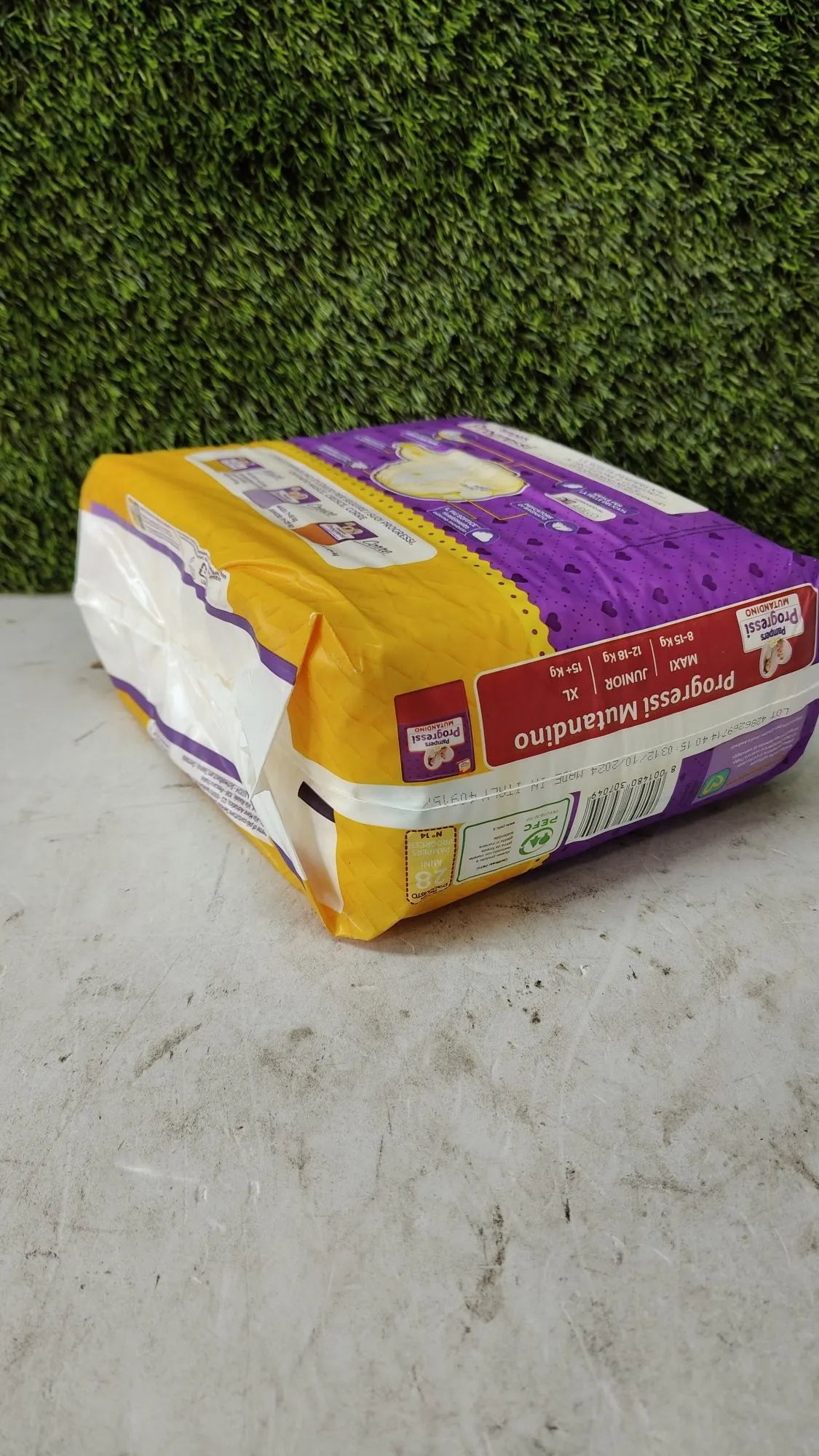 Pampers Progressi Mini, tamaño 2 (3-6 kg), 28 capas