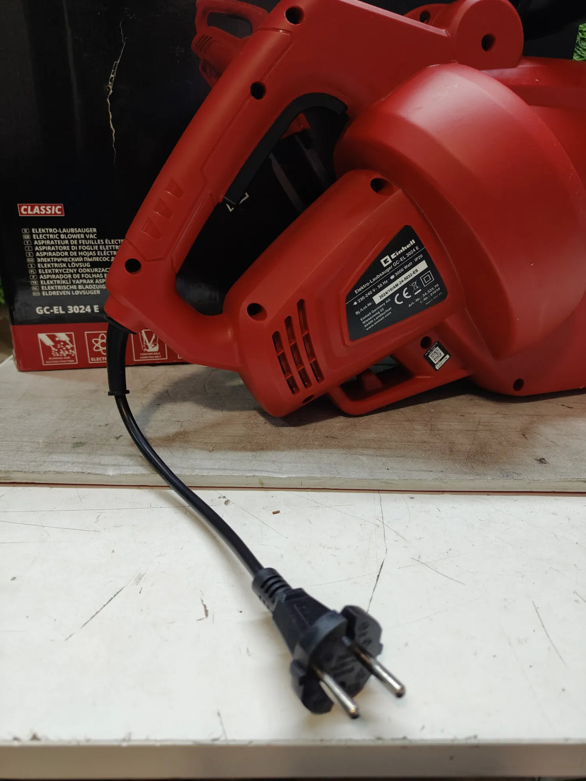 Aspirador de hojas con bolsa recolectora - Einhell