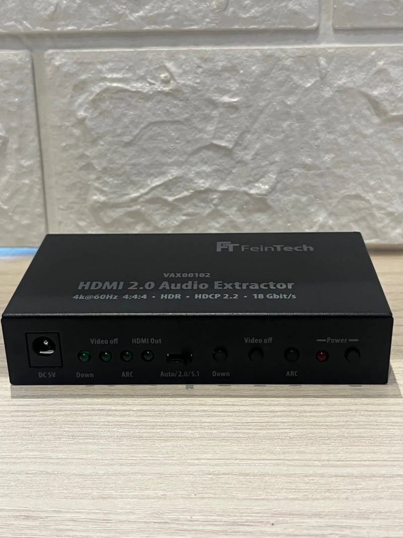 Extractor de audio HDMI 2.0 4K HDR FeinTech