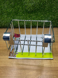 Cesta de cromo para la toalla seca tubo redondo
