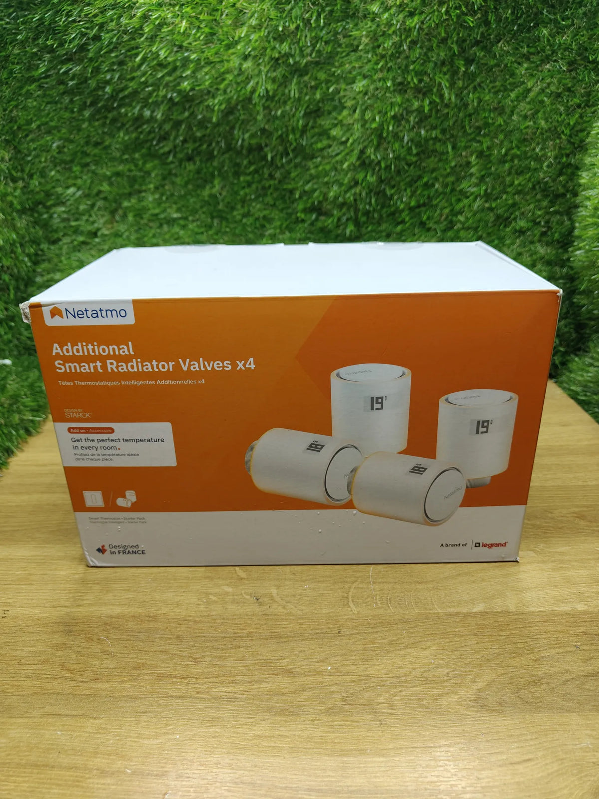 Paquete de 4 cabezales termostato Netatmo