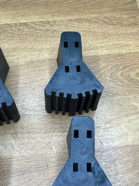 4 Protectores Antideslizantes para Patas de Escalera de Goma