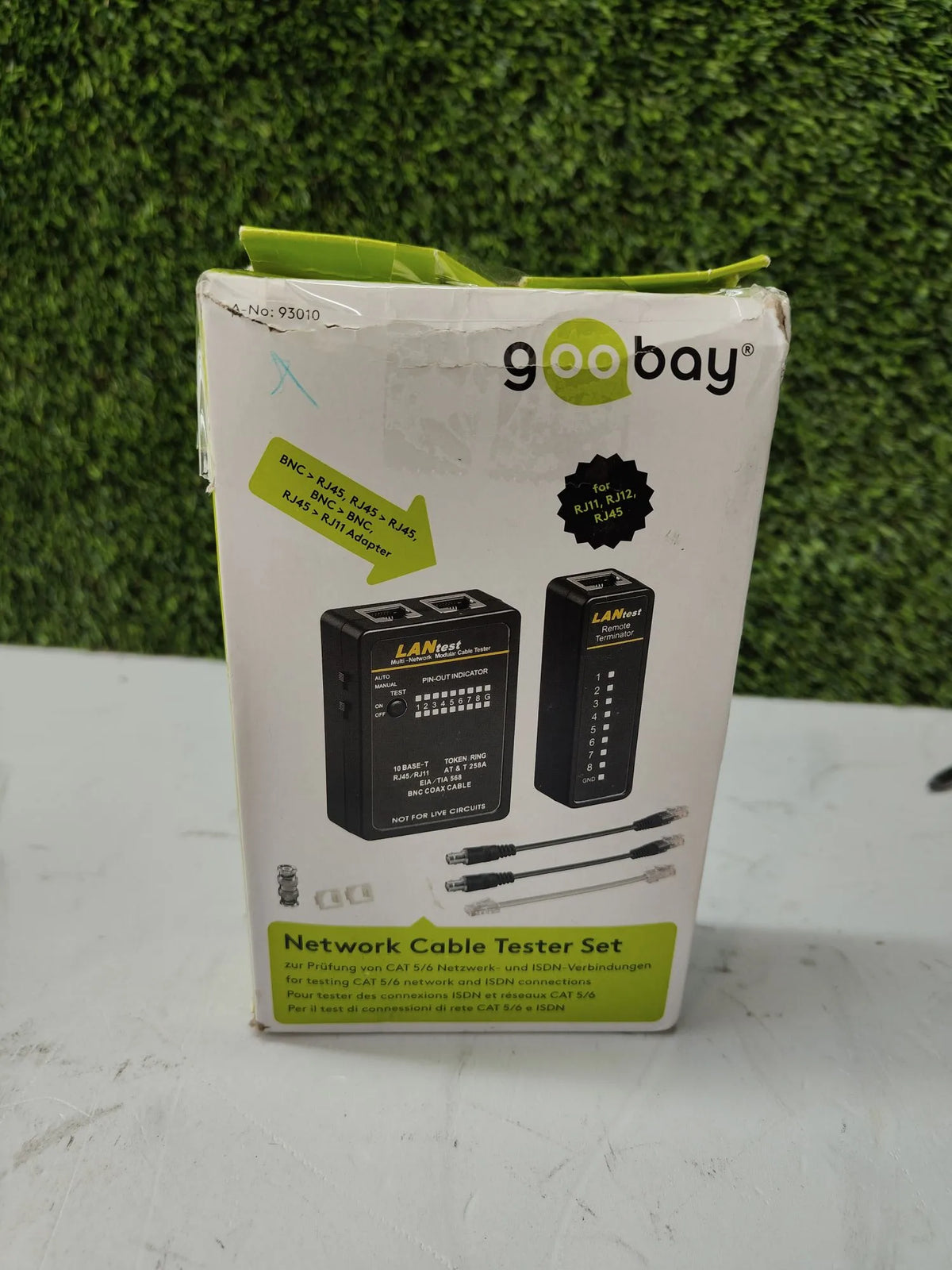 Probador de cable de red - Goobay
