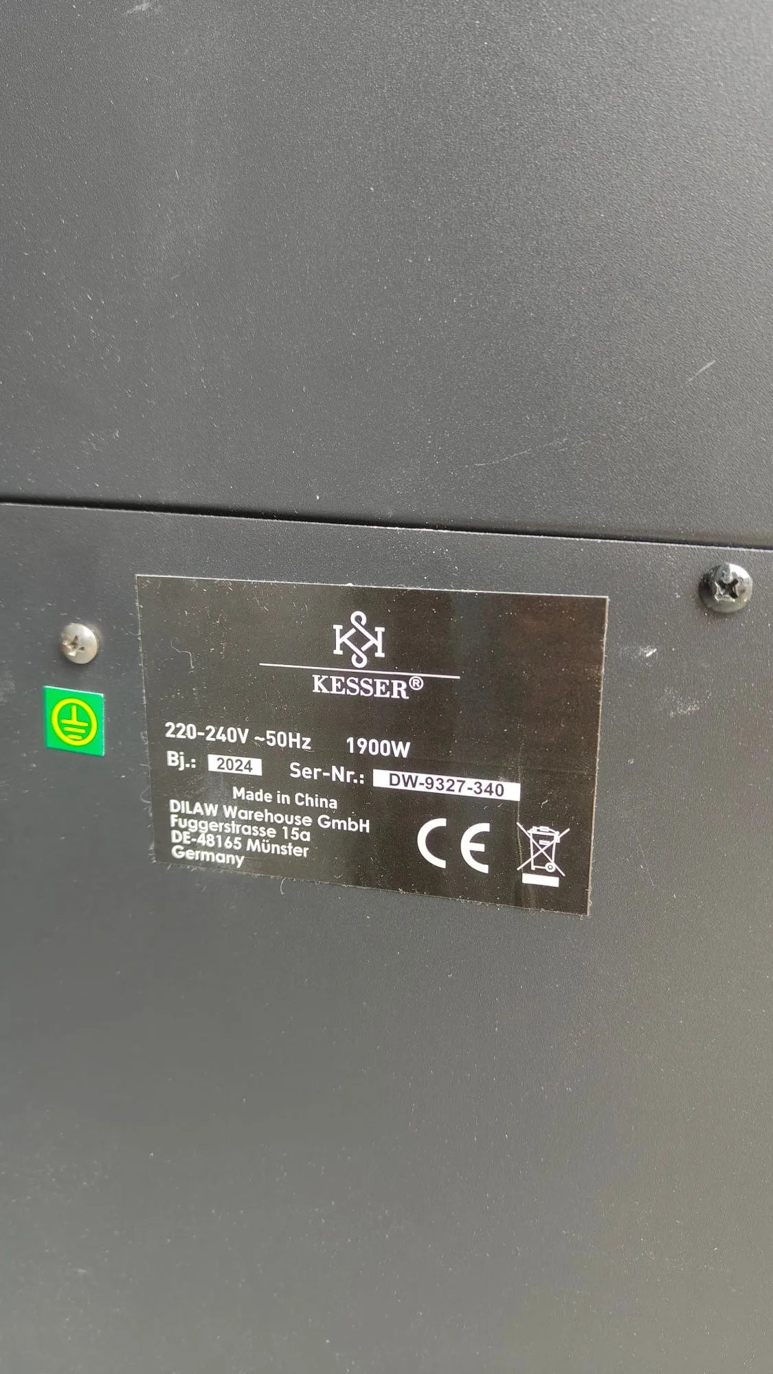 Prio Chimenea Eléctrica Con Calentador