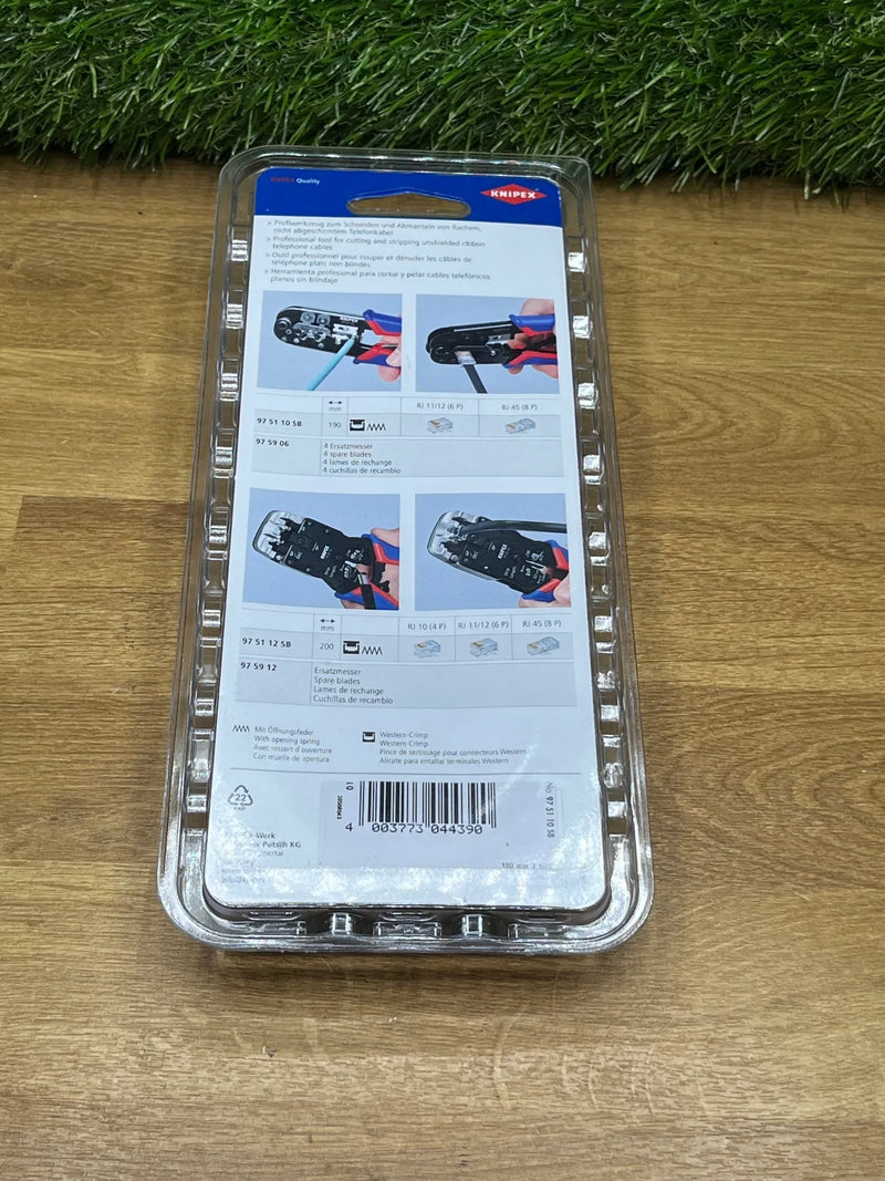 Crimpadora para conectores Western KNIPEX