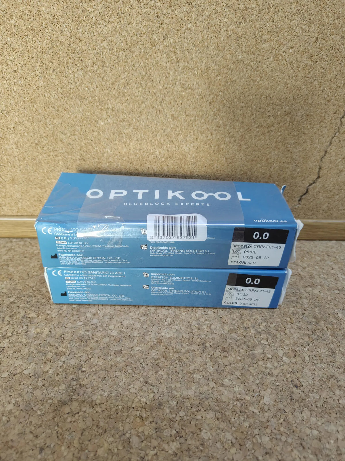 Pack de dos gafas luz azul para mujer
