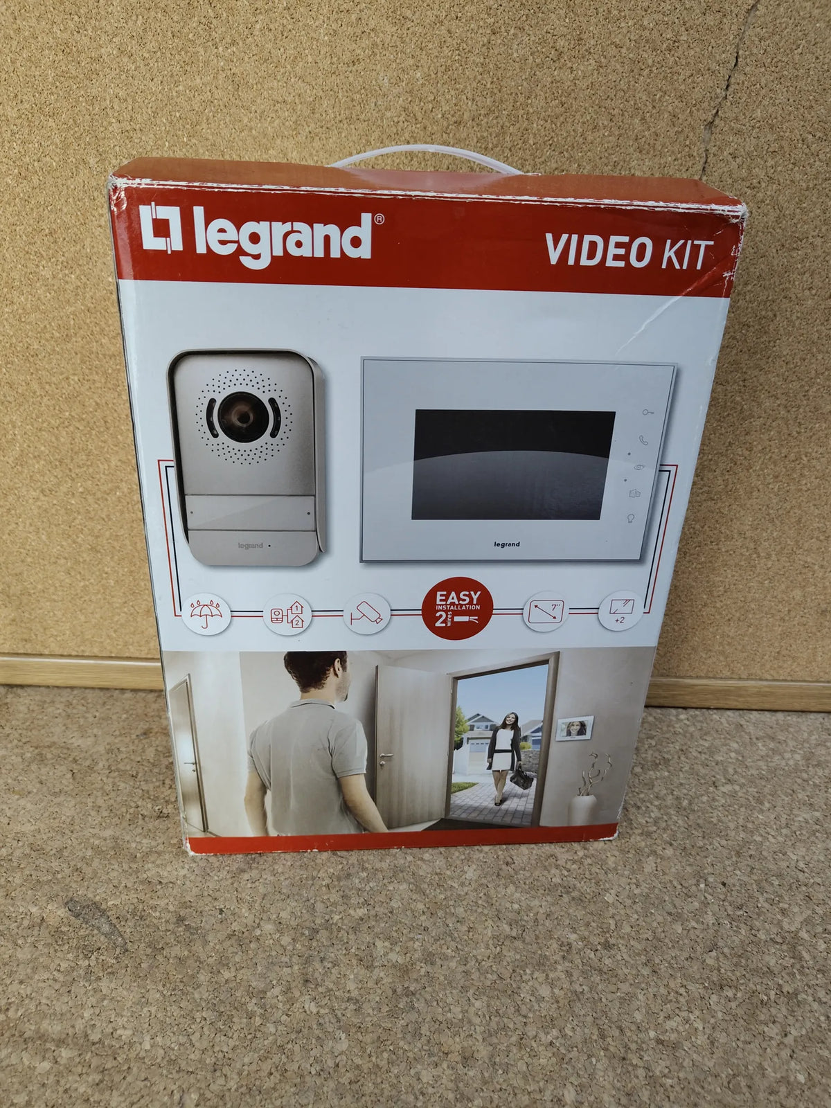 videoportero con conexión de 2 cables Legrand