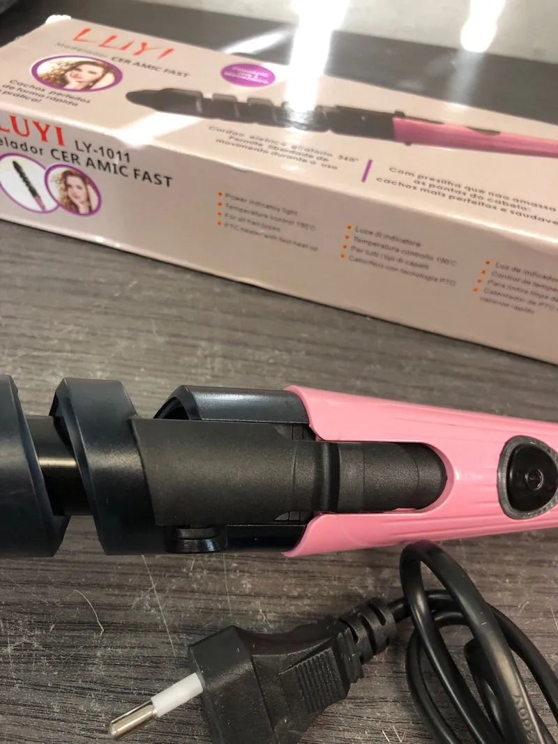 Plancha profesional para cabello rizado