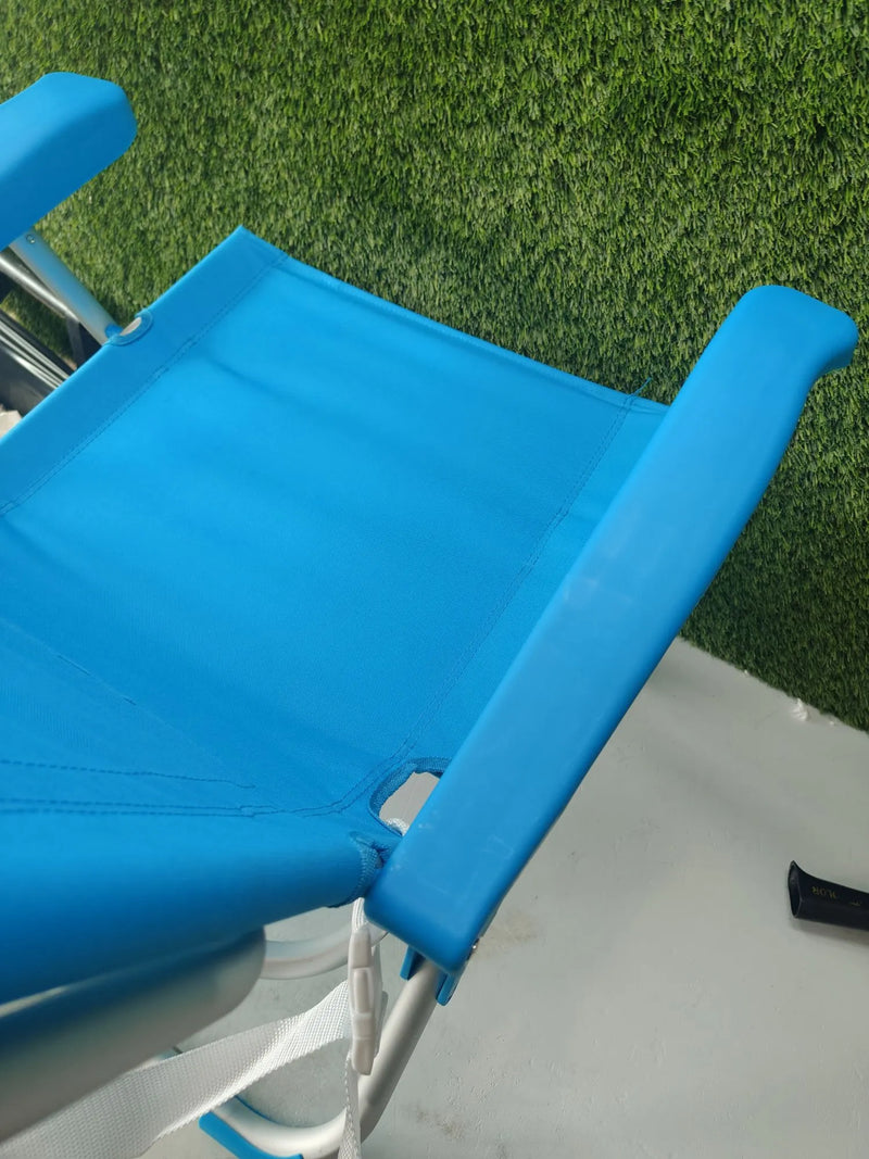 Silla plegable de playa con cojín - Aktive