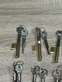 8 Pares de Llaves bloque/bloqueo Burg-Wächter