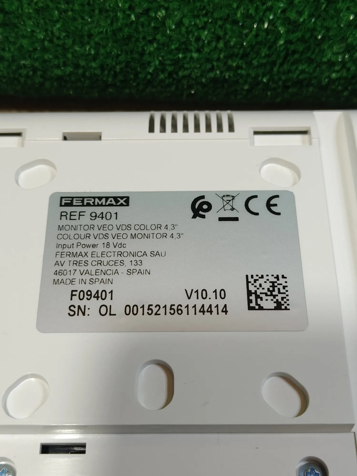 Monitor Veo VDS Color 4,3"Fermax