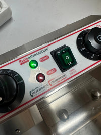 Freidora eléctrica de doble cuba