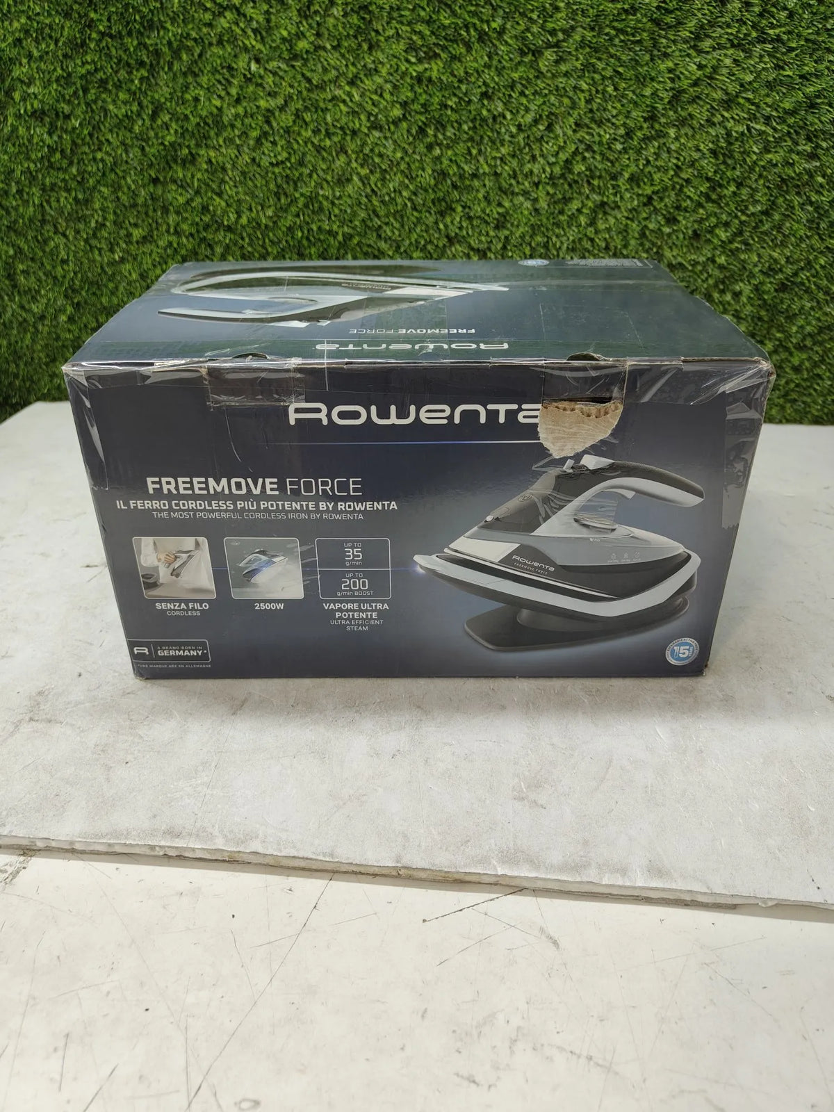 Plancha a vapor sin cable - Rowenta