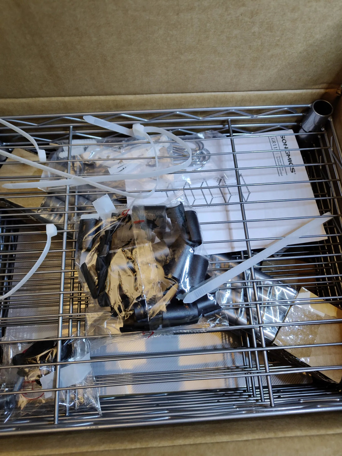 Estantería metálica de 5 niveles para cocina