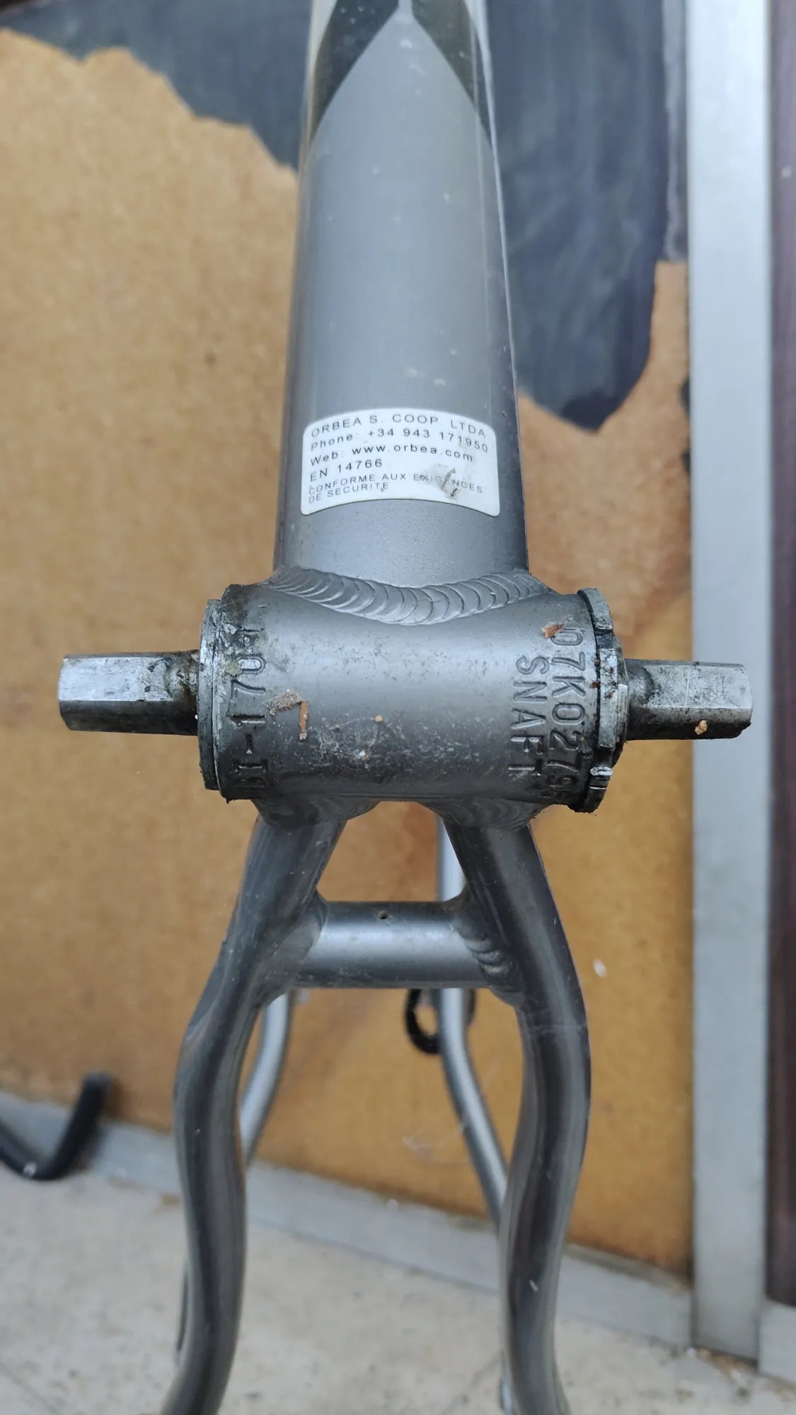 cuadro de bicicleta de la marca Orbea