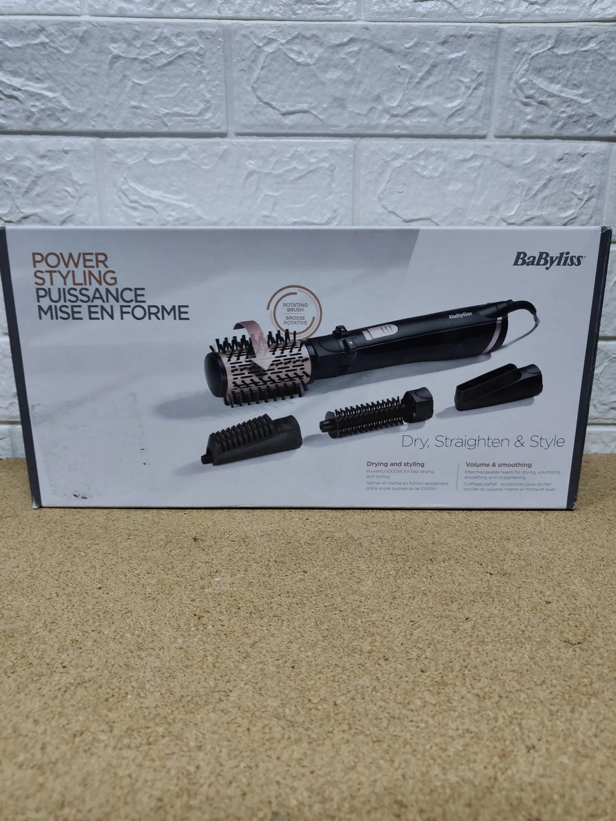 Secador, Alisador y Styler - Cepillo rotatorio de aire BaByliss