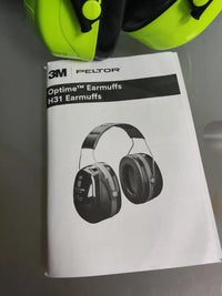 Orejeras de protección, 1 unidad/caja, verde