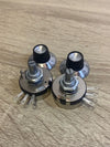 2 potenciómetros lineales de carbono