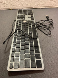 Teclado ingles con cable