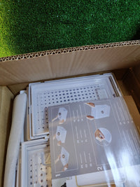 Caja de zapatos transparente