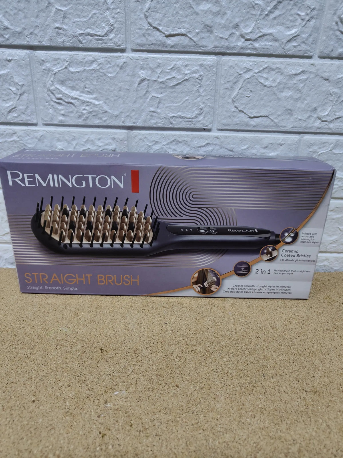 Cepillo Alisador Straight Brush REMINGTON
