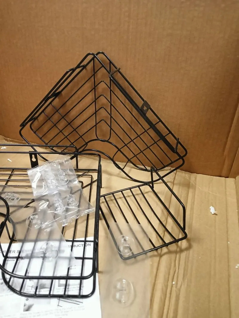 Juego de Estantes para Ducha de Esquina