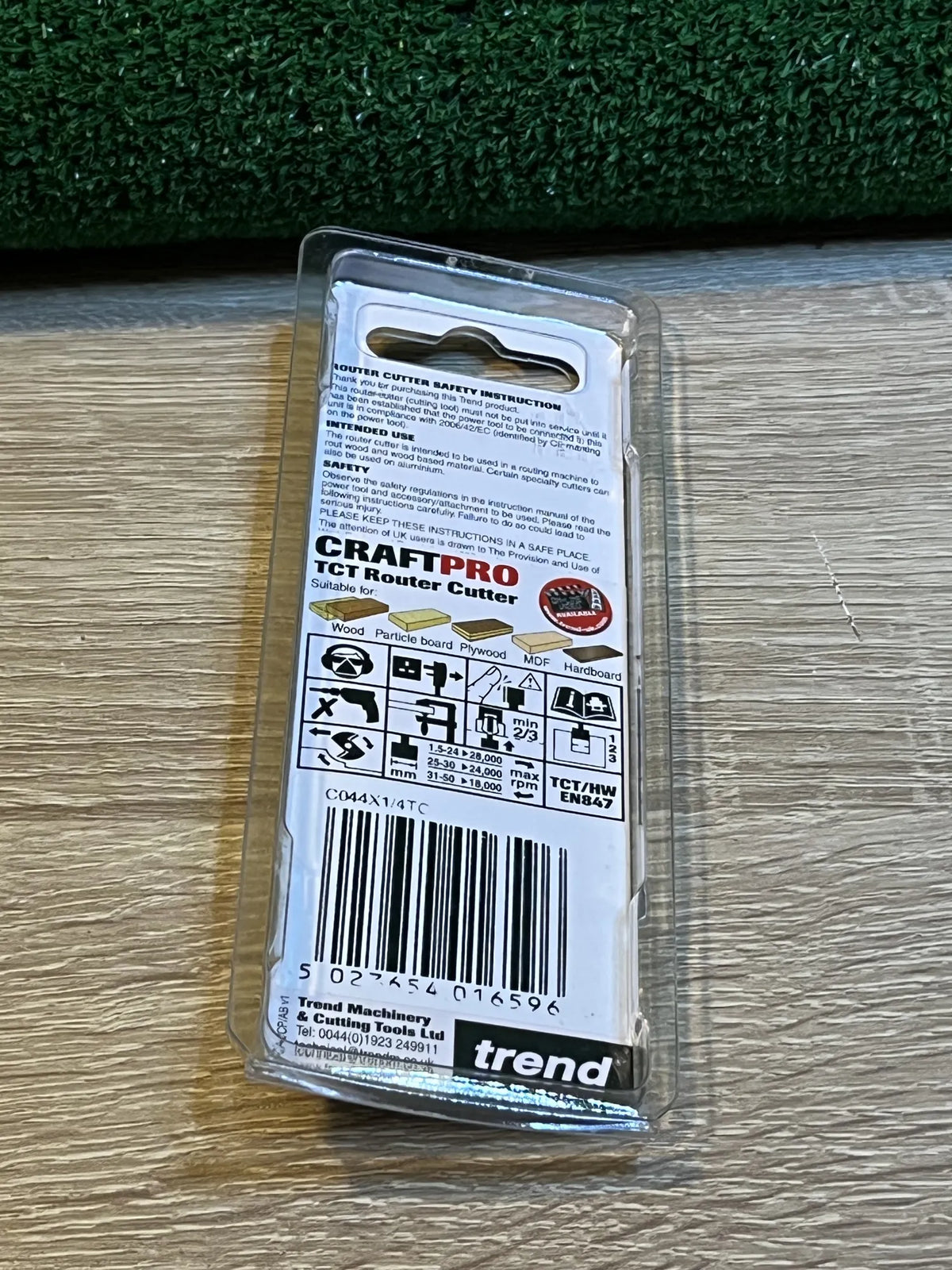 Cuchilla para ensamblar placas Trend