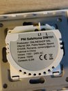 Interruptor único con sensor táctil y de atenuación