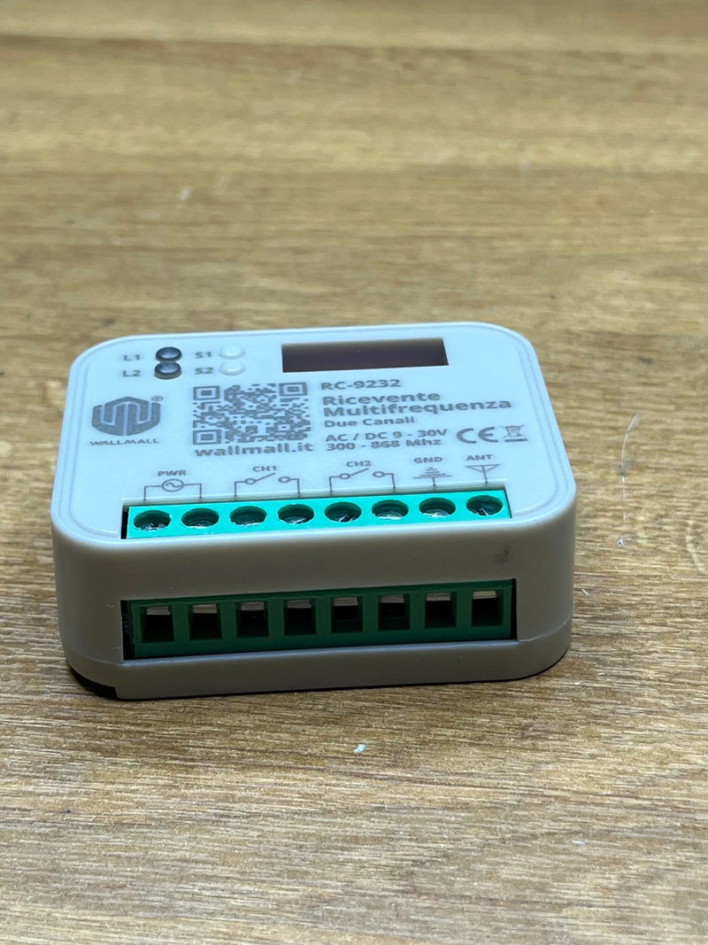 Receptor universal RX Multifrecuencia 300-868MHz