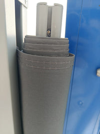 Toldo vertical extensible enrollable -
