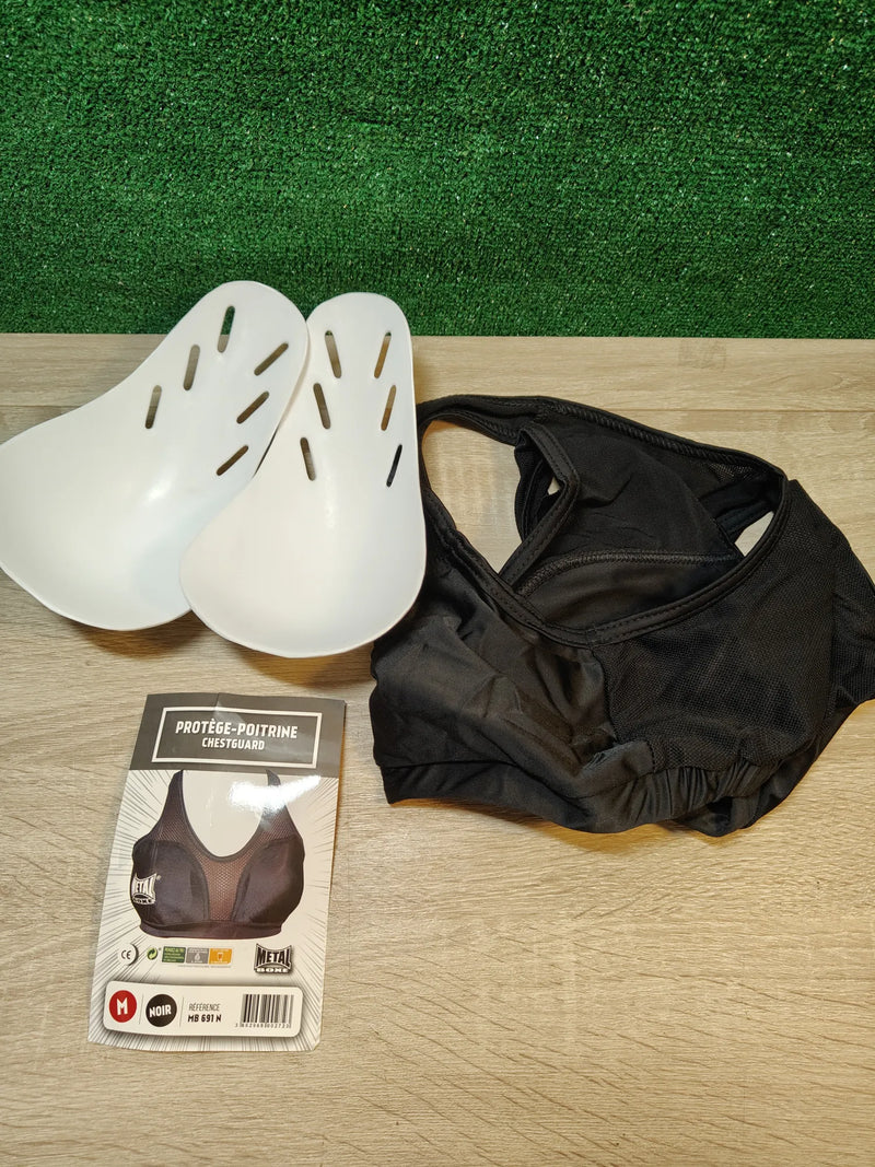 Brassiere con Carcasas para el Pecho Metal Boxe