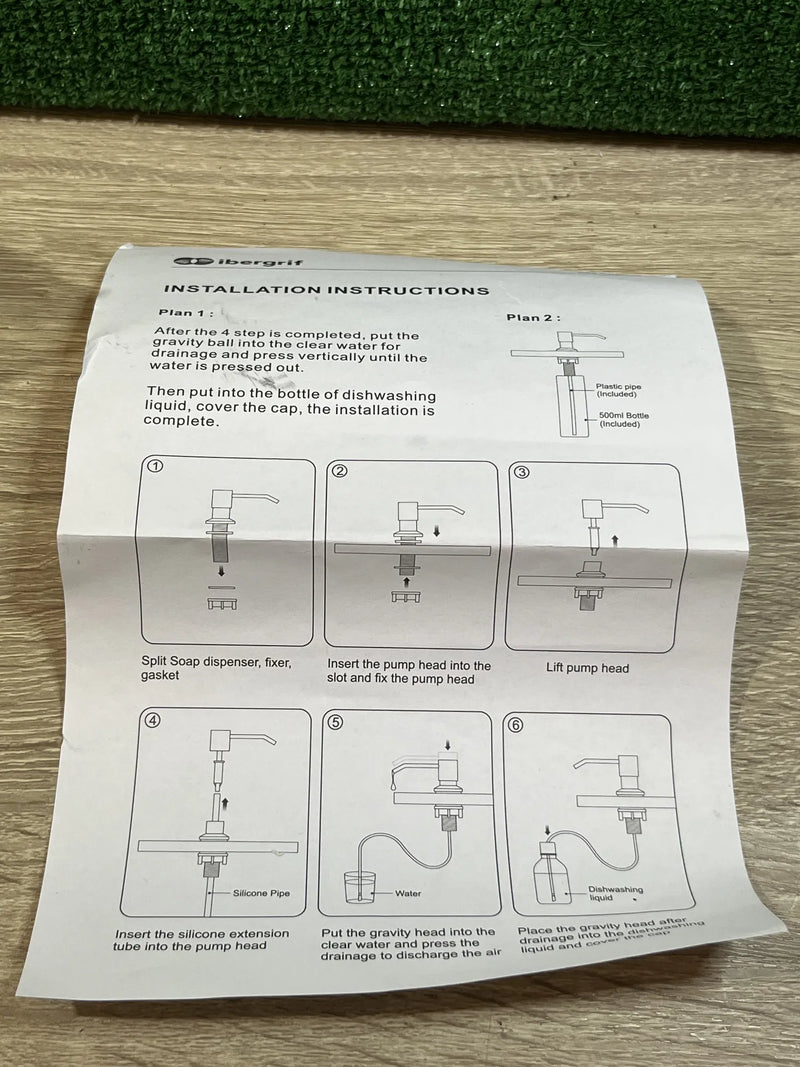 Dispensador de Jabón de Cocina Ibergrif