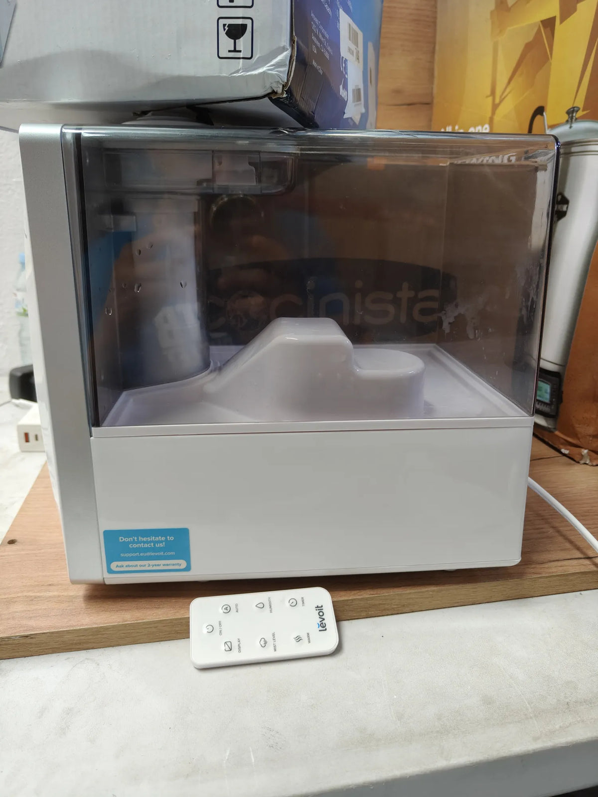 Humidificador 6L para Bebés, Niebla Fría&Caliente con Aromaterapia Levoit