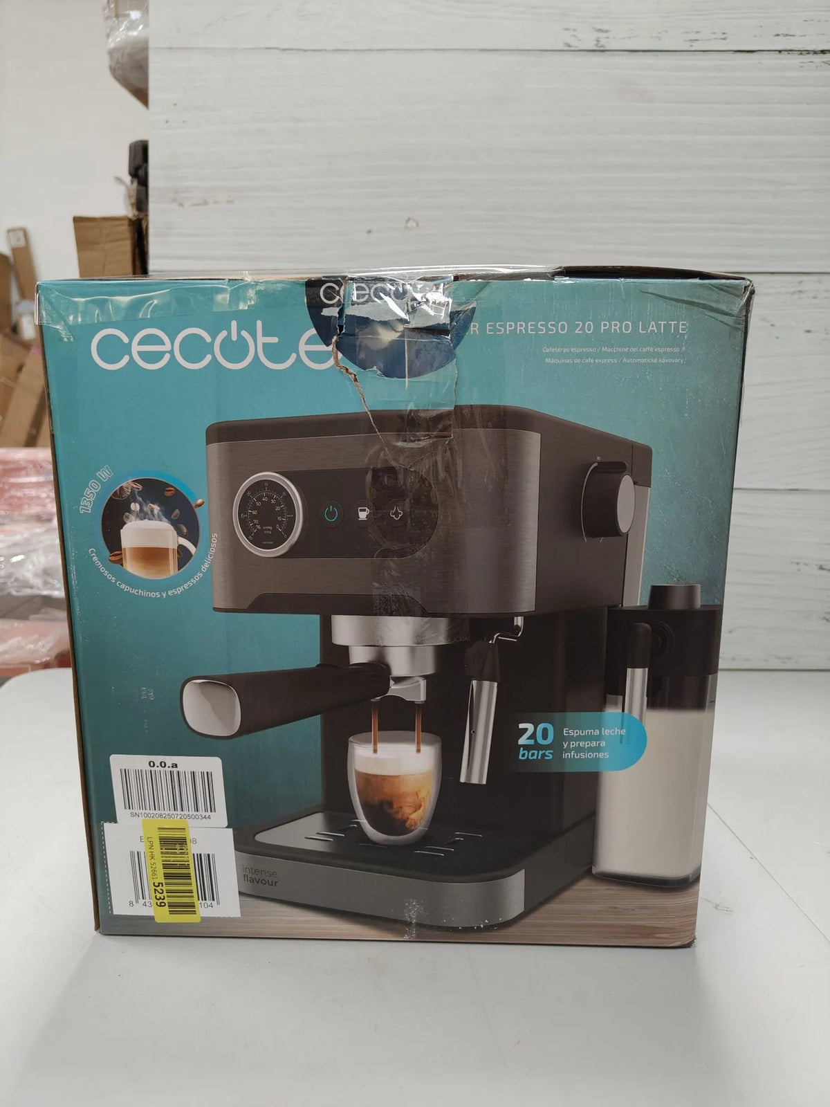 Cafetera express para café espresso - Cecotec