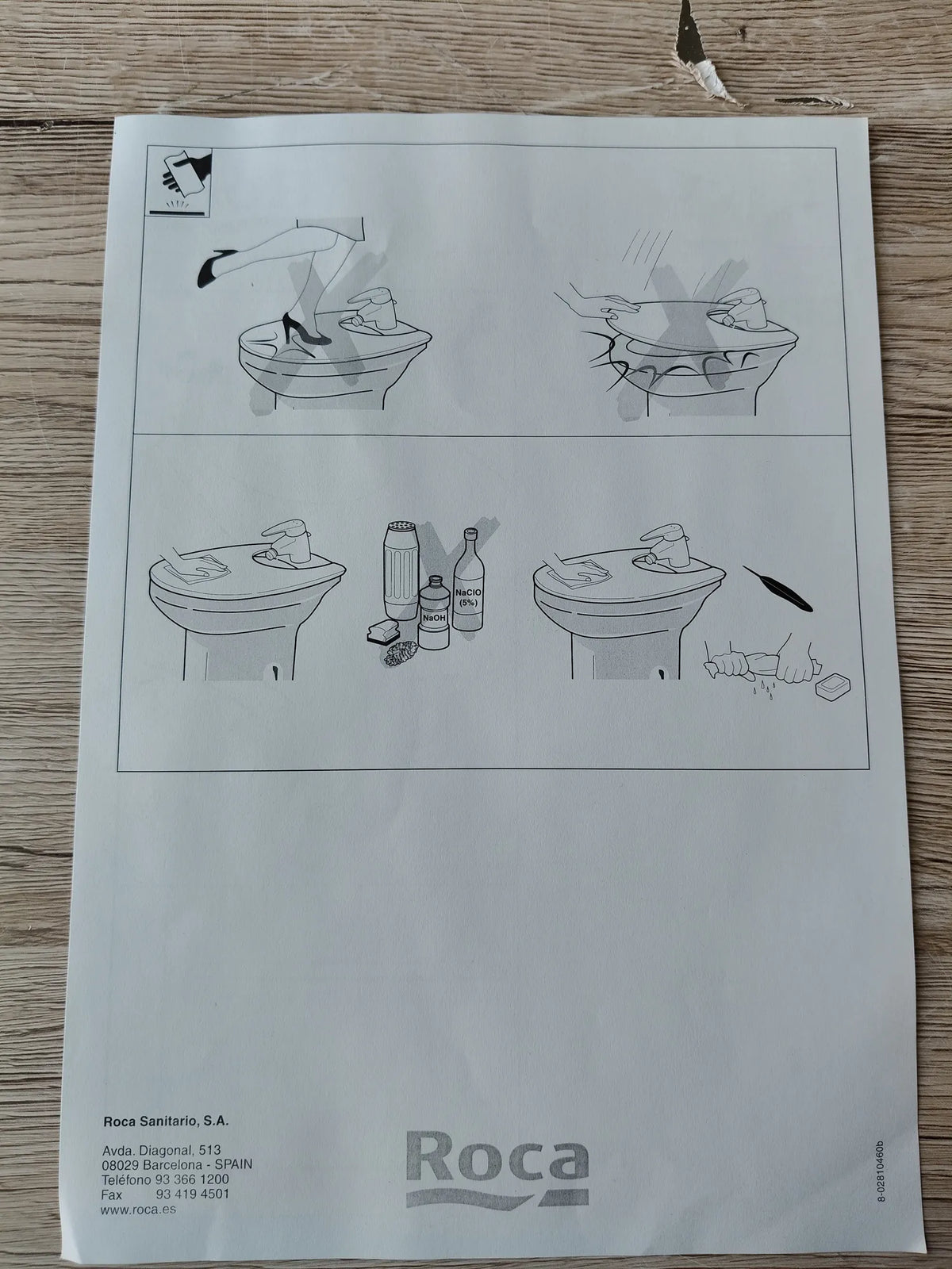 Tapa Bidet - ROCA
