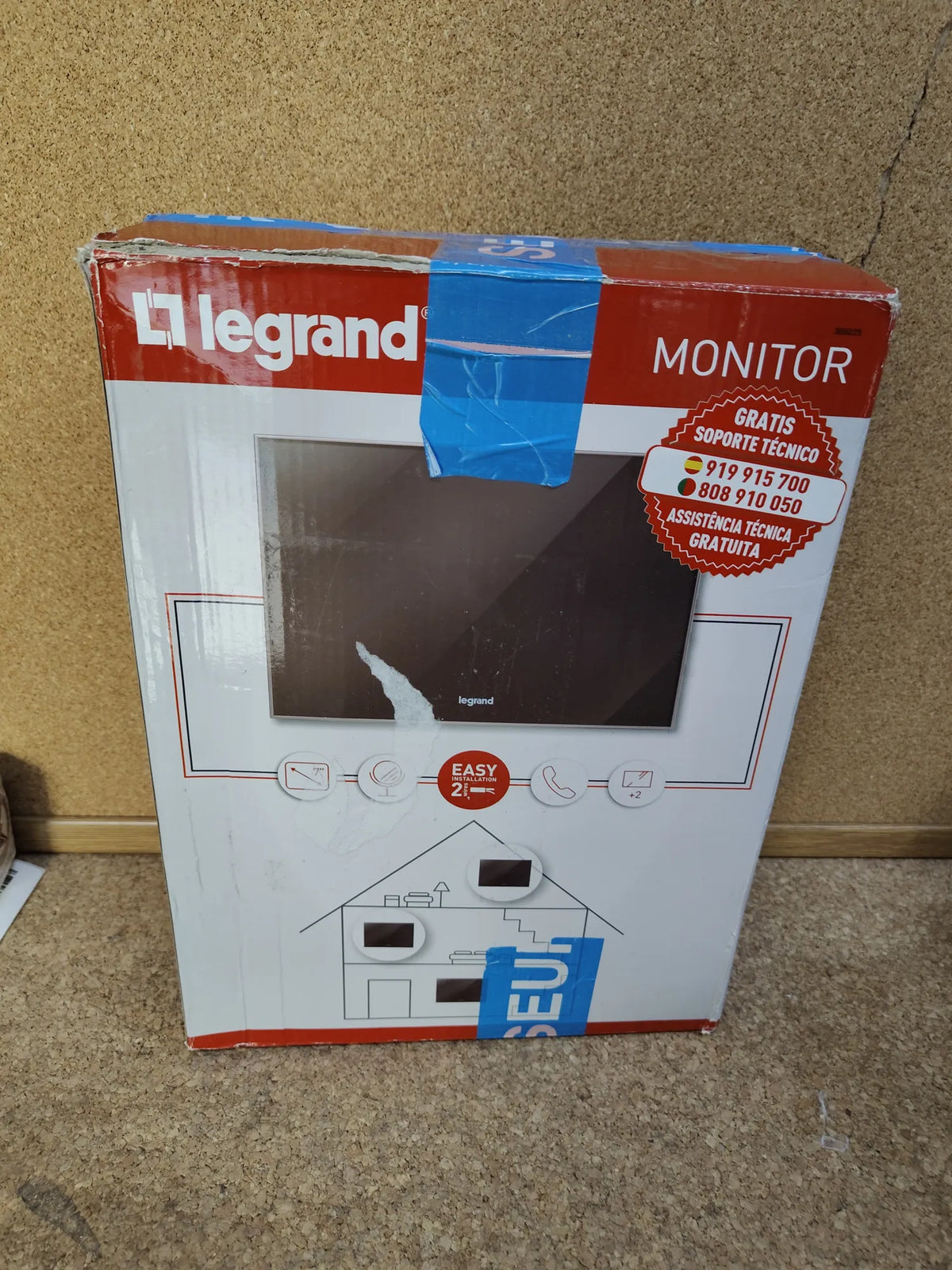 Monitor espejo manos libres 2 hilos 7" Legrand