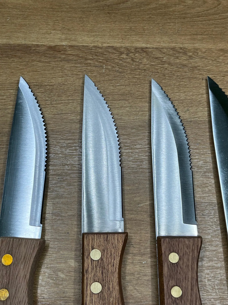 Set de 4 Cuchillos Chuleteros ANGUS